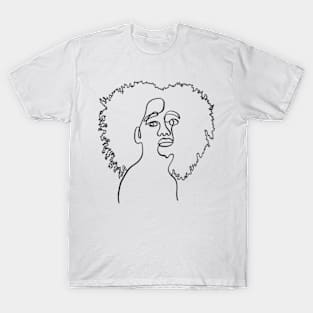 Abstract black women T-Shirt